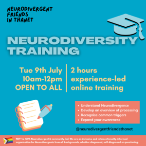 Neurodivergent Training graphic.