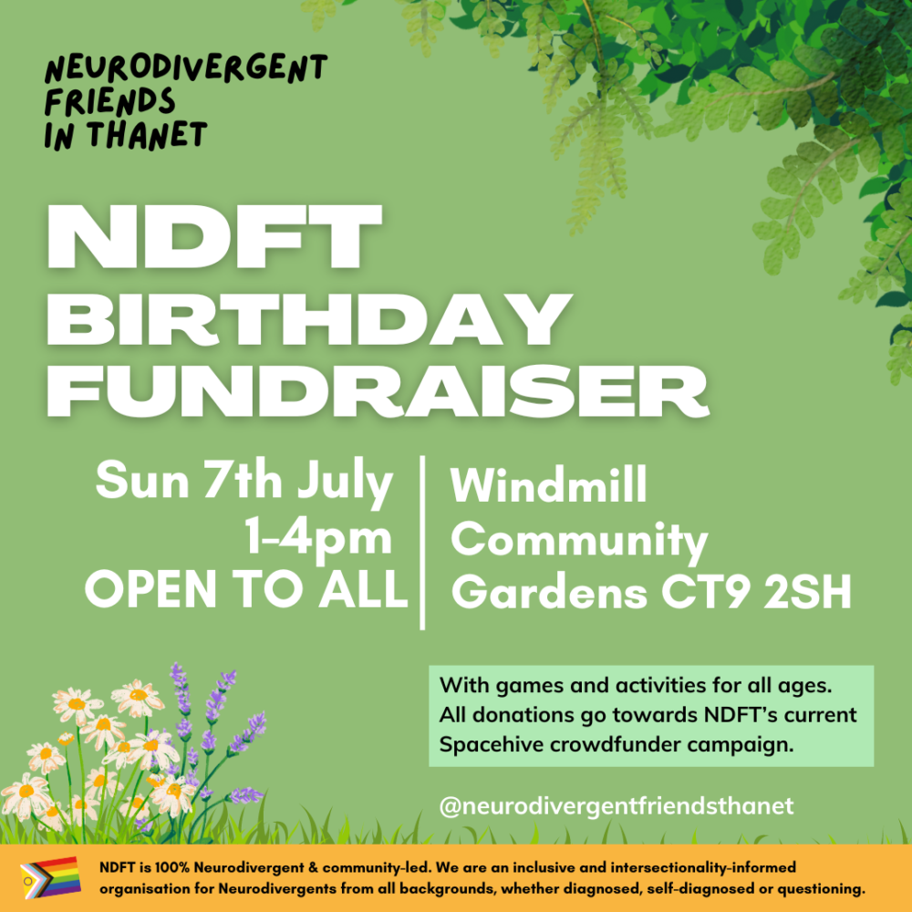 NDFT Birthday Fundraiser graphic.