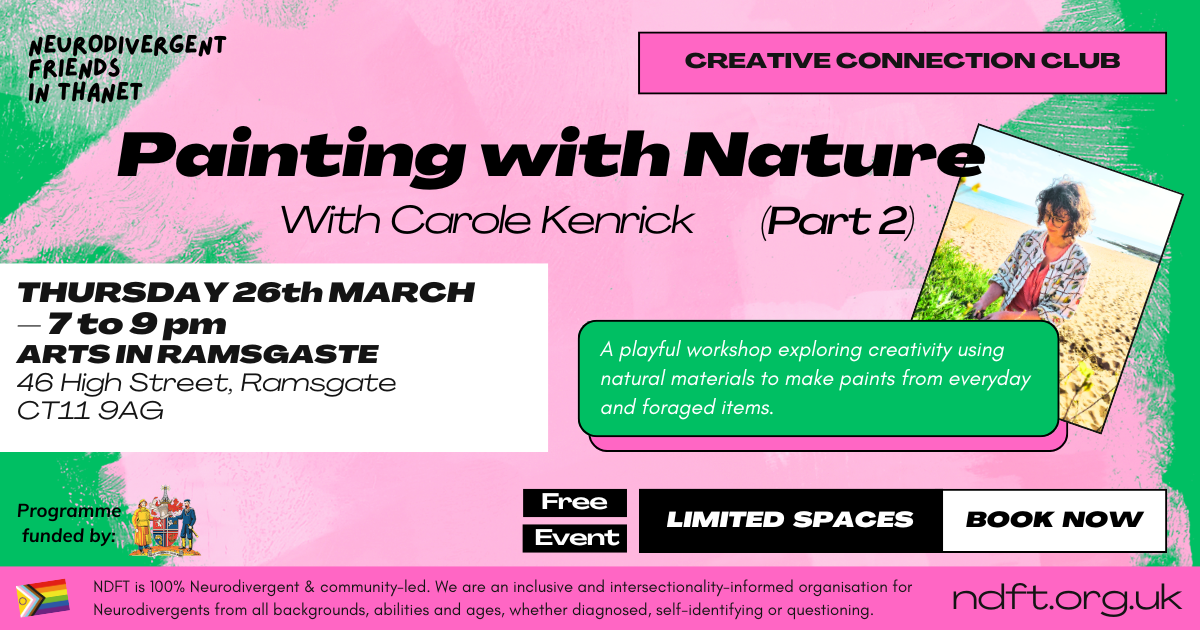 Creative Connection Club - Painting with nature part 2